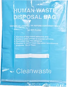 RESTOP1: Disposable Liquid Waste Bag - Cleanwaste