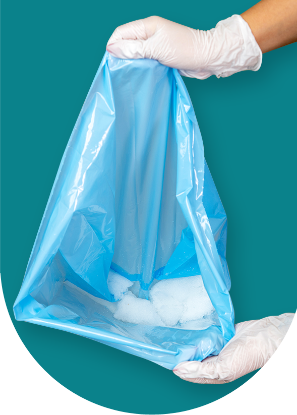 RESTOP1: Disposable Liquid Waste Bag - Cleanwaste